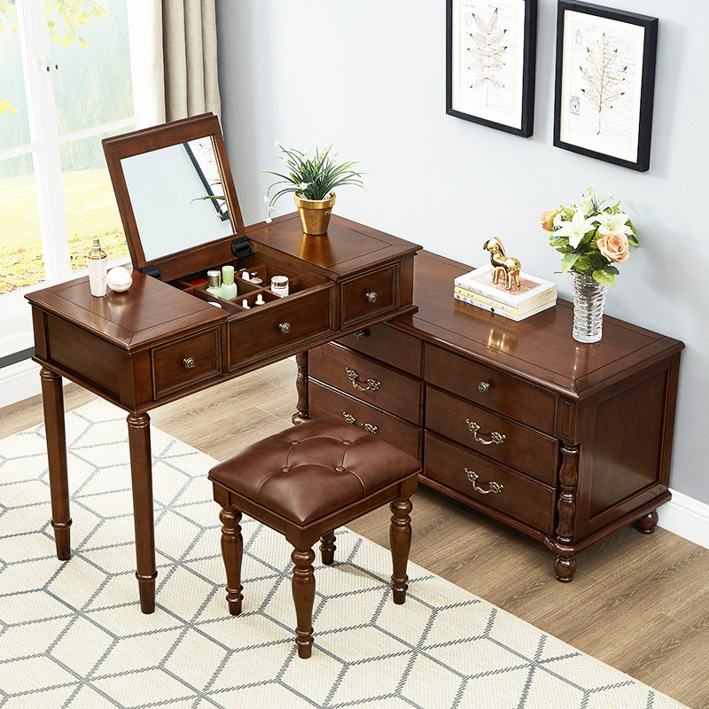Beauty Without Makeup - モダンヴィンテージドレッシングテーブル寝室メイクアップサービスヨーロッパドレッシングテーブル美容化粧品ペンテアデイラ中国家具