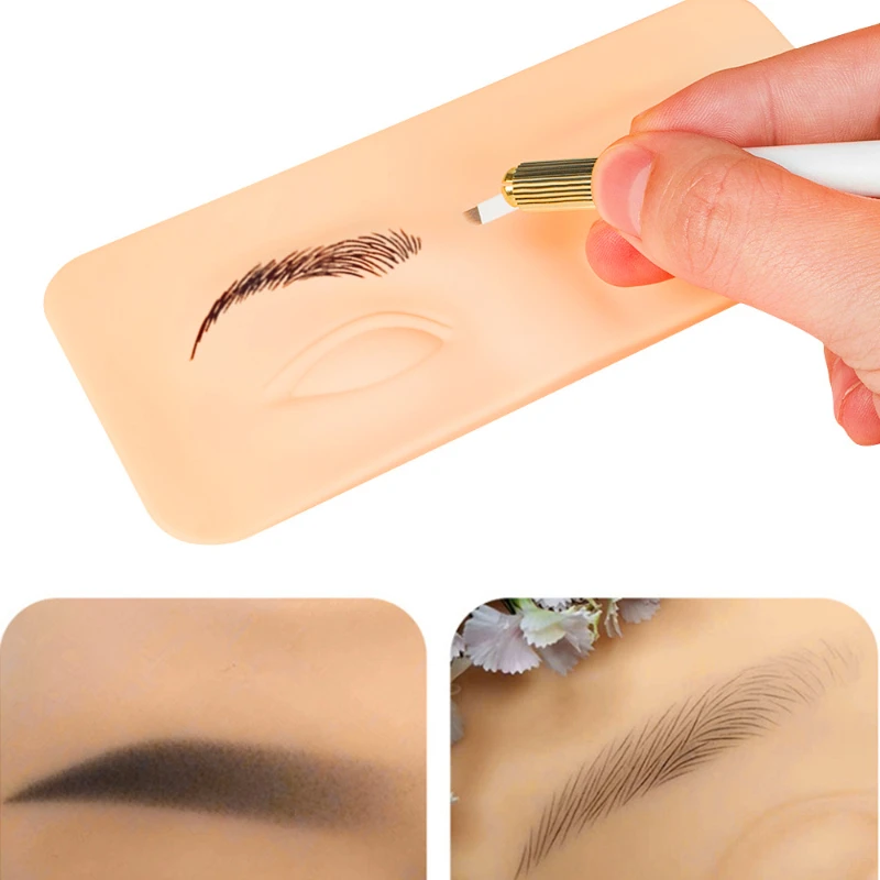 高級5Dシリコン製眉毛タトゥー練習用スキンパッド。アイパーマ - Beauty Makeup Academy のレビューと価格
